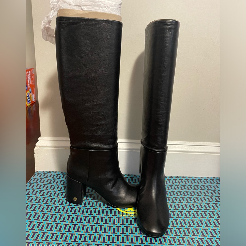COPY - Tory Burch Black Leather Boots Size 10